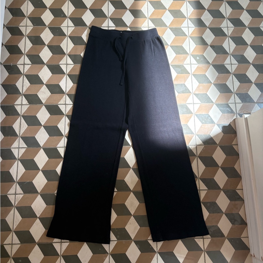 Black Wide-Leg Pants